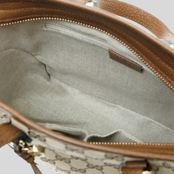 Gucci GG Canvas Small Bree Tote in Brown NEW WITH DUSTBAG - Picture 5 of 8